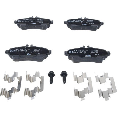 13.0470-2776.2 Bremsbelagsatz, Scheibenbremse ATE Ceramic