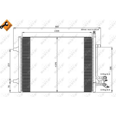 35904 Kondensator, Klimaanlage EASY FIT
