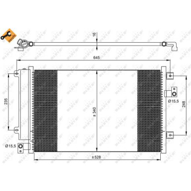 35942 Kondensator, Klimaanlage EASY FIT