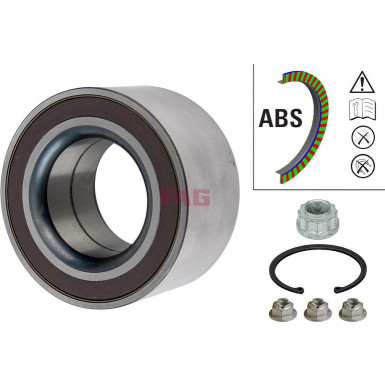 2 x FAG Radlagersatz | 713 6683 20