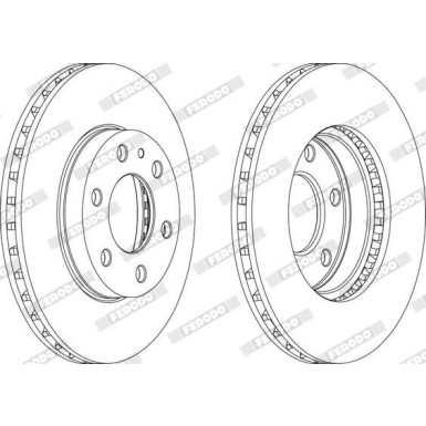Ferodo | Bremsscheibe | FCR314A