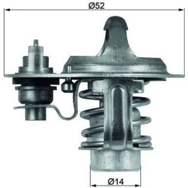 Mahle | Thermostat, Kühlmittel | TX 76 88D