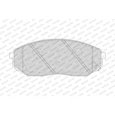 Ferodo Bremsbelagsatz, Scheibenbremse PREMIER ECO FRICTION FDB1735