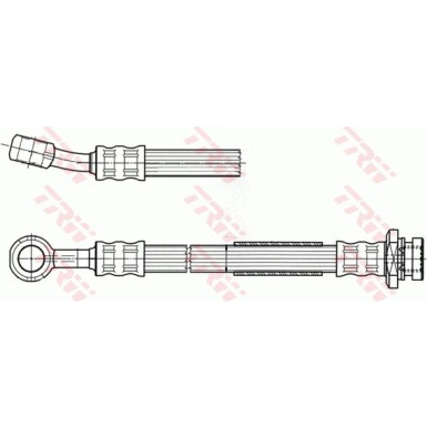 TRW | Bremsschlauch | PHD450