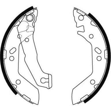 GS8684 Bremsbackensatz