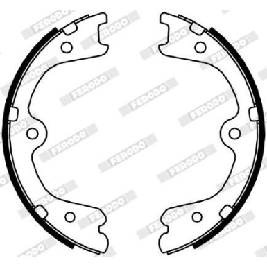 Ferodo Bremsbackensatz, Feststellbremse PREMIER FSB4054
