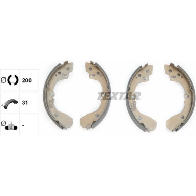 91065000 Bremsbackensatz