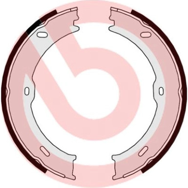 Brembo Bremsbackensatz, Feststellbremse ESSENTIAL LINE S 50 523