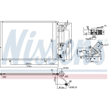 940531 Kondensator, Klimaanlage