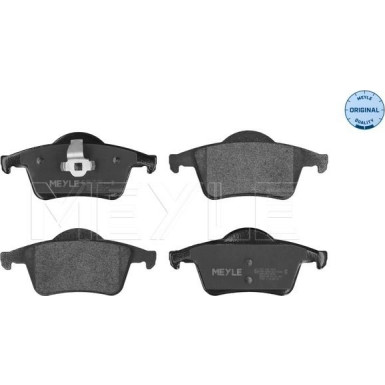 025 230 7616 Bremsbelagsatz, Scheibenbremse MEYLE-ORIGINAL: True to OE.