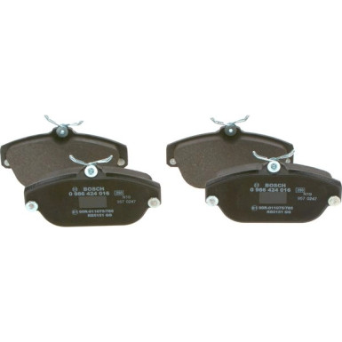 0 986 424 016 Bremsbelagsatz, Scheibenbremse 0 986 424 016 Bremsbelagsatz, Scheibenbremse