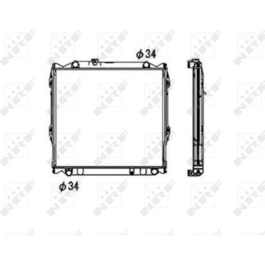 53708 Kühler, Motorkühlung 53708 Kühler, Motorkühlung