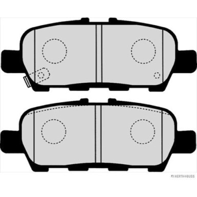 J3611051 Bremsbelagsatz, Scheibenbremse