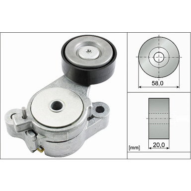 534 0396 10 Riemenspanner, Keilrippenriemen