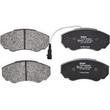 Delphi Bremsbelagsatz, Scheibenbremse LP1750