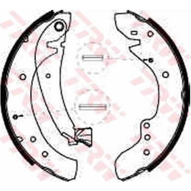 GS8545 Bremsbackensatz