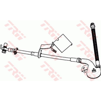 TRW | Bremsschlauch | PHD976