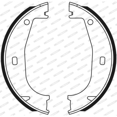 FSB546 Bremsbackensatz, Feststellbremse PREMIER