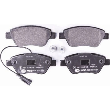 Hella Pagid | Bremsbelagsatz, Scheibenbremse | 8DB 355 012-841