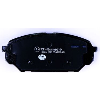 Hella | Bremsbelagsatz, Scheibenbremse | 8DB 355 021-231