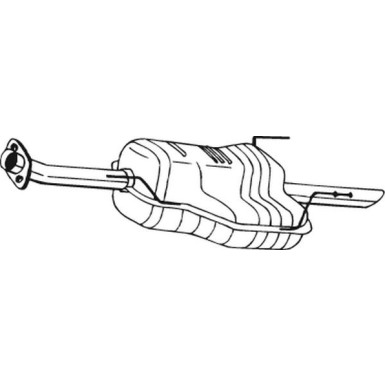 185-155 Endschalldämpfer