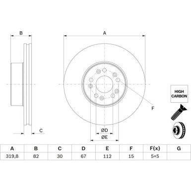 0 986 478 527 Bremsscheibe