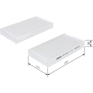 BOSCH 1 987 432 220 Innenraumfilter BOSCH 1 987 432 220 Innenraumfilter