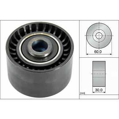 532 0395 10 Umlenk-/Führungsrolle, Zahnriemen