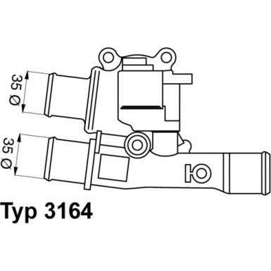 Wahler | Thermostat, Kühlmittel | 3164.88