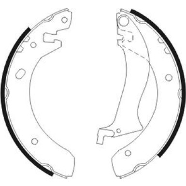 91055600 Bremsbackensatz