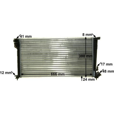 Mahle | Kühler, Motorkühlung | CR 433 000P