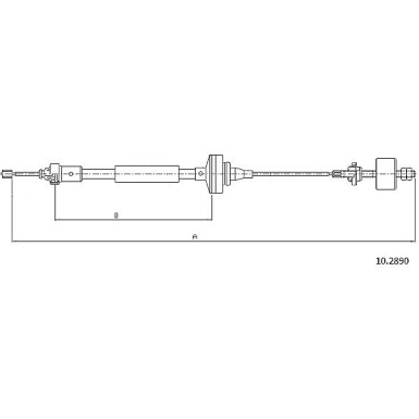 10.2890 Seilzug, Kupplungsbetätigung