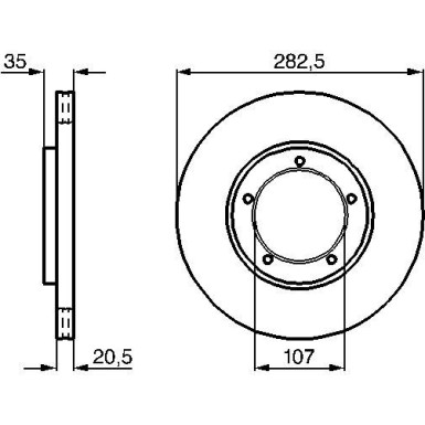 BOSCH | Bremsscheibe | 0 986 478 097
