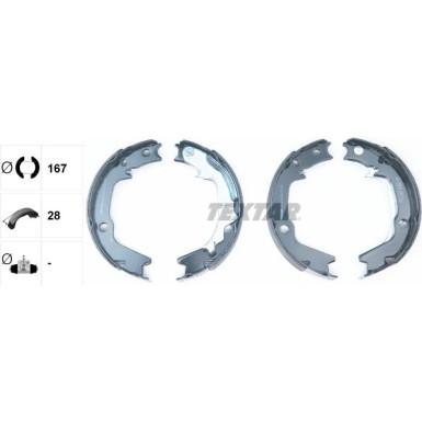 91068500 Bremsbackensatz, Feststellbremse