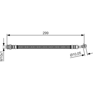 BOSCH Bremsschlauch 1 987 481 391