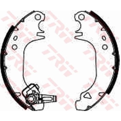 GS8322 Bremsbackensatz