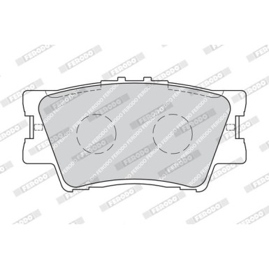 Ferodo | Bremsbelagsatz, Scheibenbremse | FDB1892
