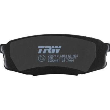 TRW Bremsbelagsatz, Scheibenbremse COTEC GDB3491