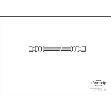 19031655 Bremsschlauch 19031655 Bremsschlauch