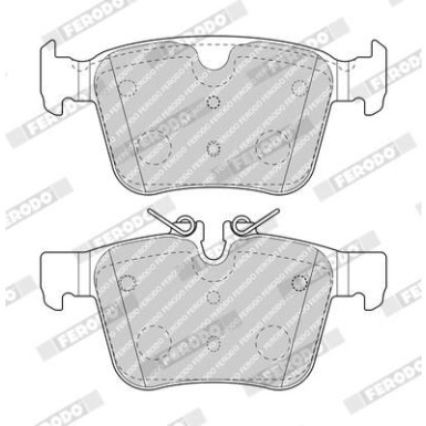 Ferodo | Bremsbelagsatz, Scheibenbremse | FDB4927 Ferodo | Bremsbelagsatz, Scheibenbremse | FDB4927
