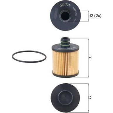 Knecht | Ölfilter | OX 779D