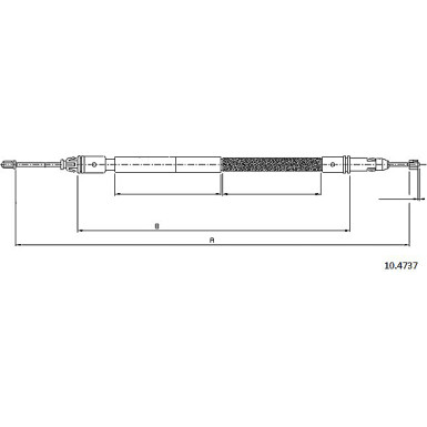 10.4737 Seilzug, Feststellbremse