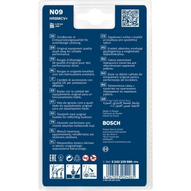 BOSCH 0 242 229 986 Zündkerze Nickel