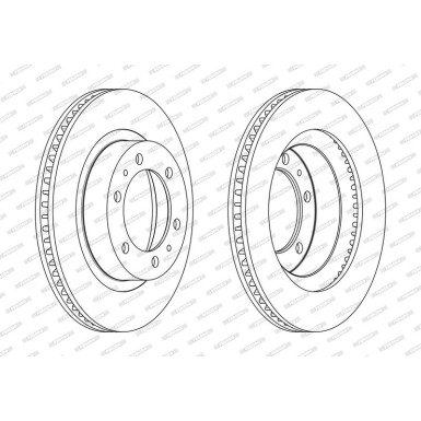 Ferodo | Bremsscheibe | DDF2606C