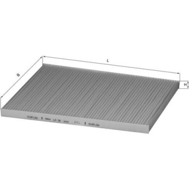 LA 36 Filter, Innenraumluft