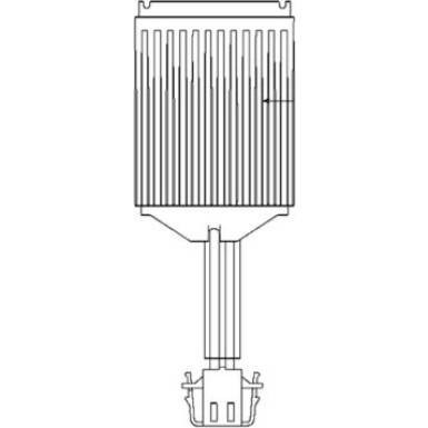 Mahle | Regler, Innenraumgebläse | ABR 37 000P