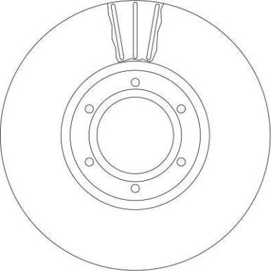 TRW Bremsscheibe DF4111