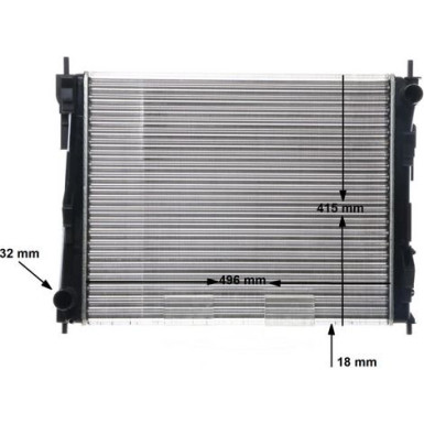 CR 921 000S Kühler, Motorkühlung BEHR