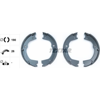 91075900 Bremsbackensatz, Feststellbremse