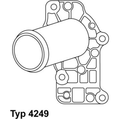 Wahler | Thermostat, Kühlmittel | 4249.83D